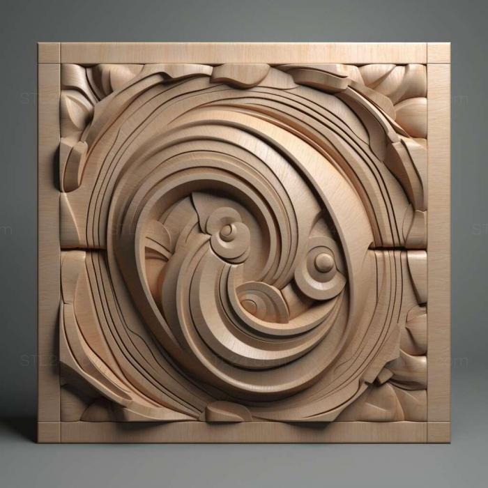 Patterns and decorations (st Minimalism 1, PATTERN_1129) 3D models for cnc